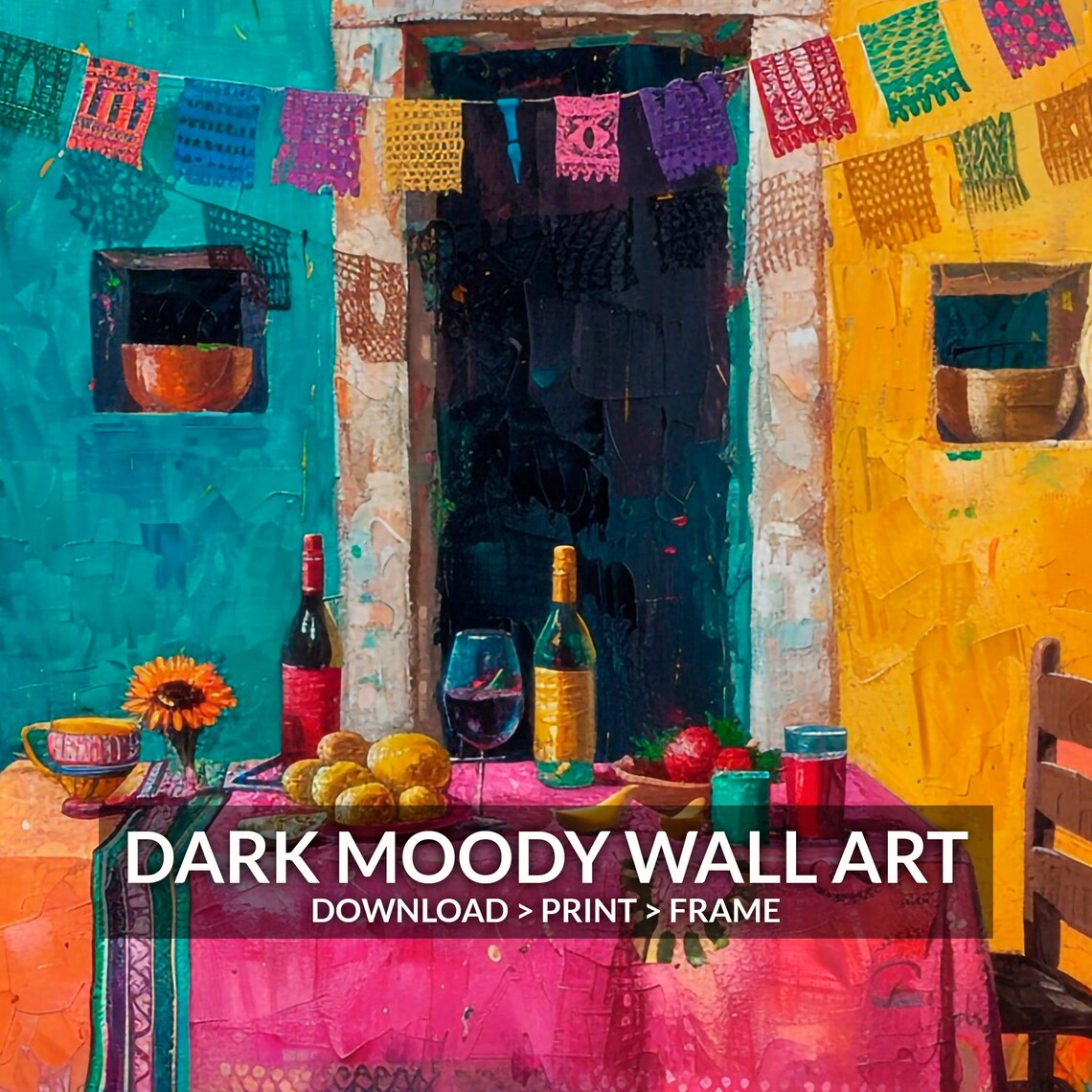 Mexican Kitchen Art Print, Traditional Culture Decor - Image 6
