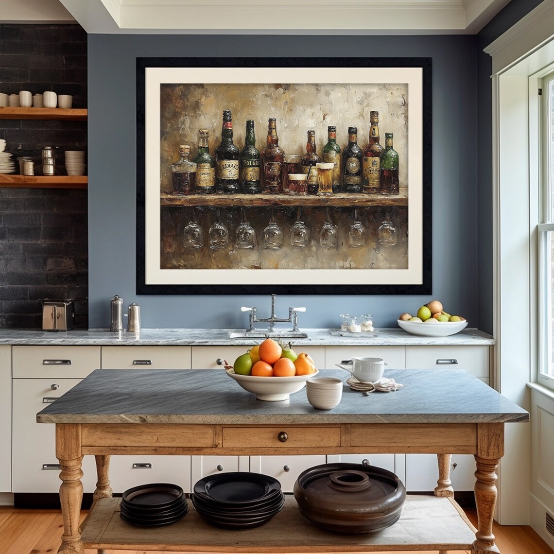 Whiskey Painting Dark Moody Irish Pub Art Print - Image 4