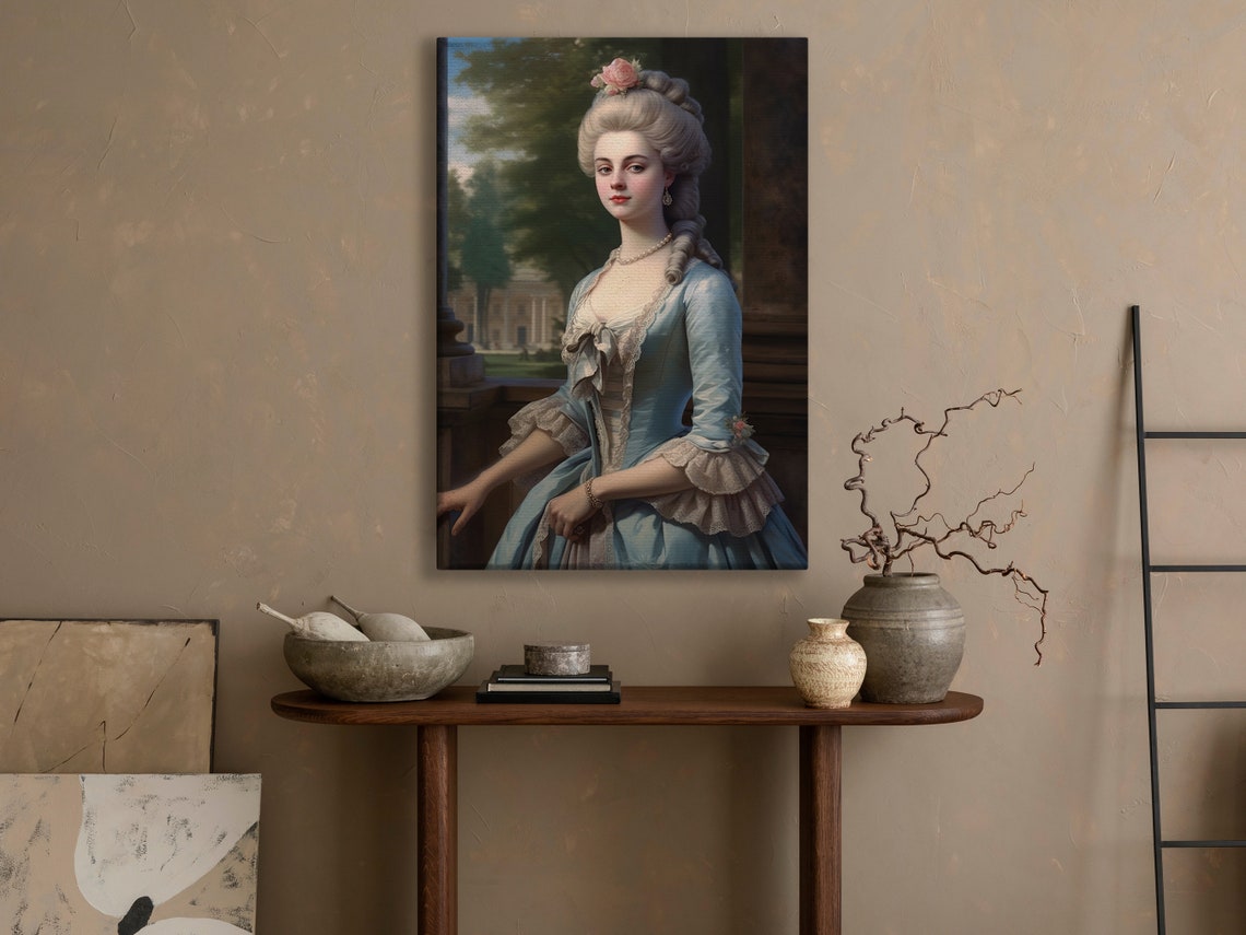 Vintage Victorian Woman Painting Victorian Woman Art Print Victorian Woman Print Gothic Woman Art Print Victorian Poster Print - Image 4