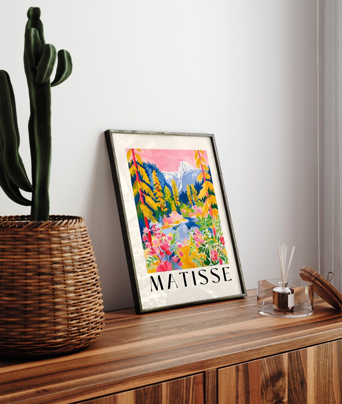 Yosemite National Park Matisse-Inspired Travel Poster - Image 3