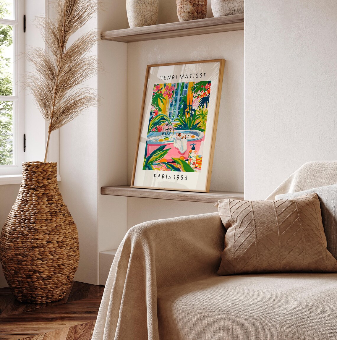 Hamster in Bathtub, Maximalist Matisse Poster - Image 2
