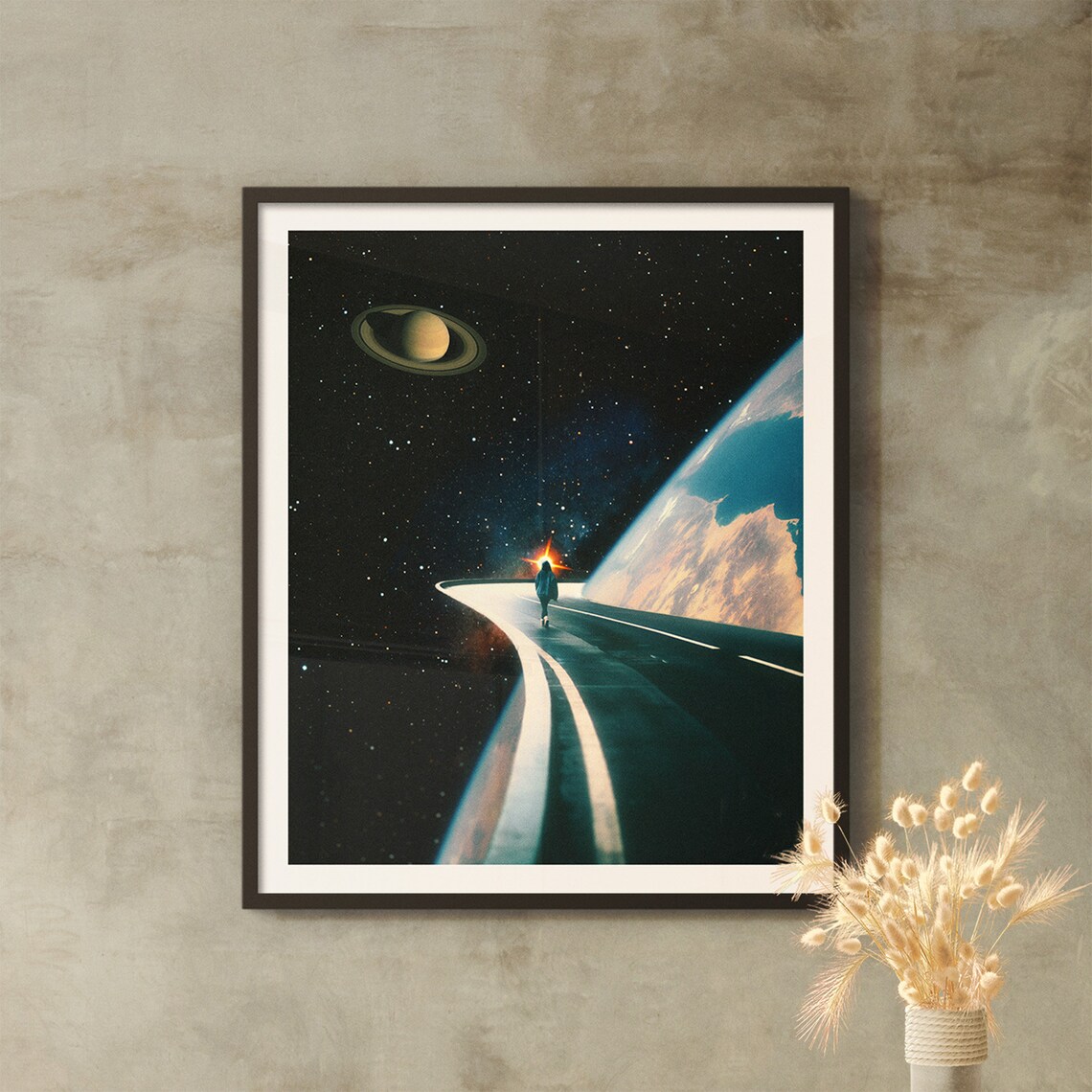 Determination Retro Futuristic Space Art Print - Image 3