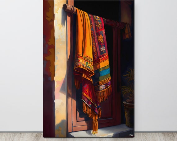 Indian Wall Art Punjabi Framed Cultural Decor Vibrant Ethnic Poster Traditional Indian Home Gift Unique Living Room Art