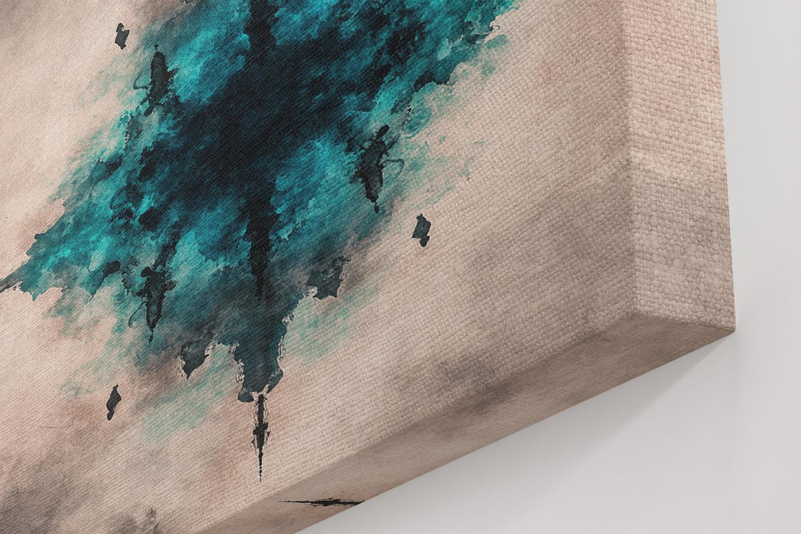 Mystical Ink Reflection Wall Art Print - Image 5