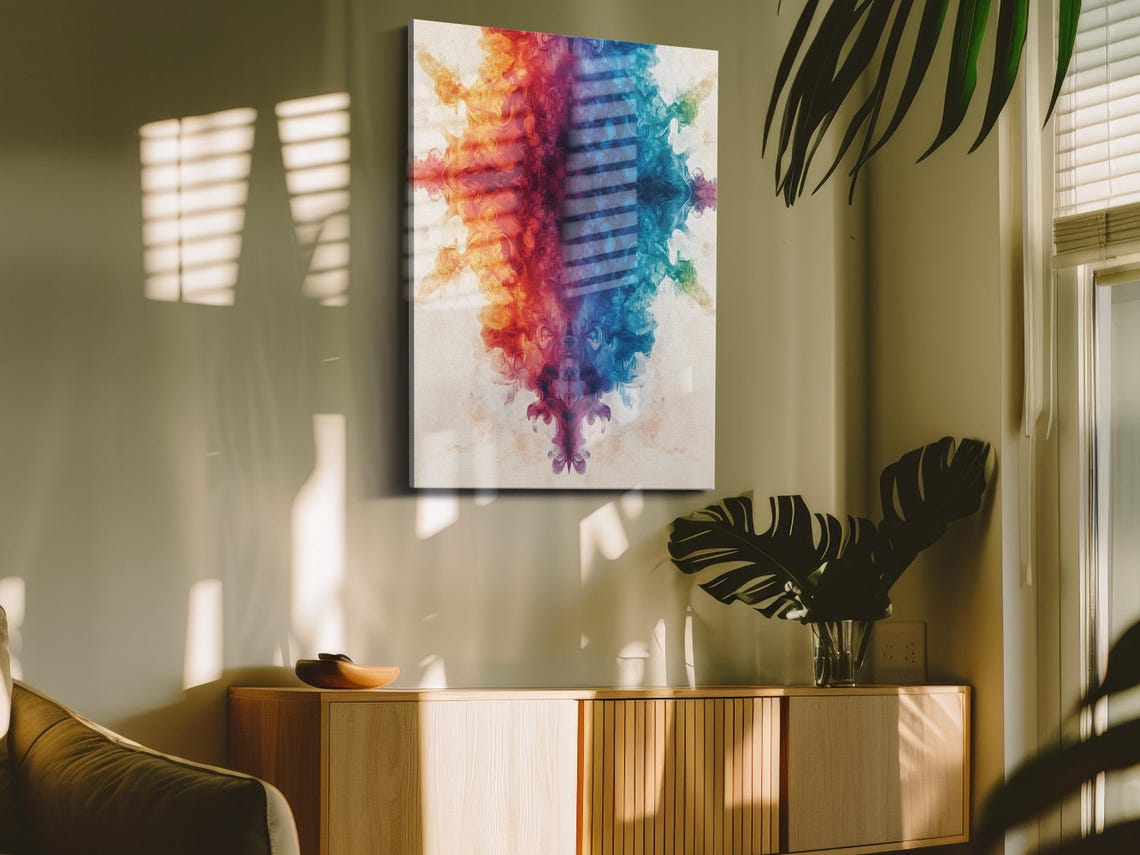 Ethereal Colorful Splash Art Print - Image 4