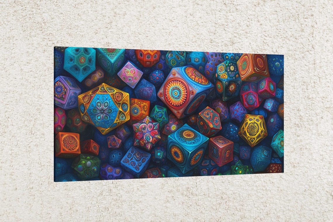 Geometric Mandala - Spiritual Wall Art