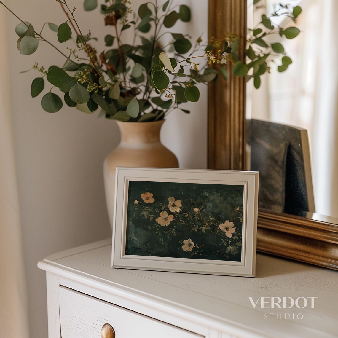 Flower Painting Wall Art, Vintage Spring Floral Print - Image 4