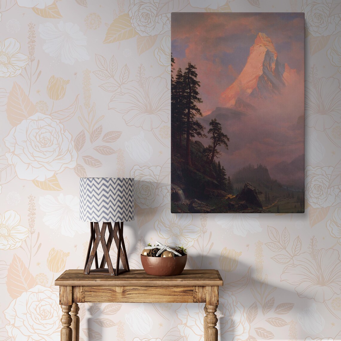 Sunrise On The Matterhorn, Mountain Landscape - Image 3
