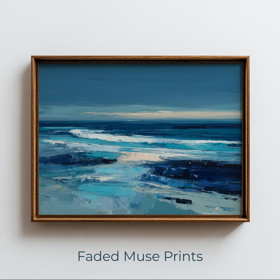 Abstract Ocean Seascape, Wall Art Print