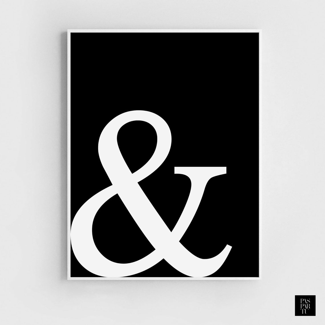 Ampersand Typography Art Print, Office Wall Decor - Image 2
