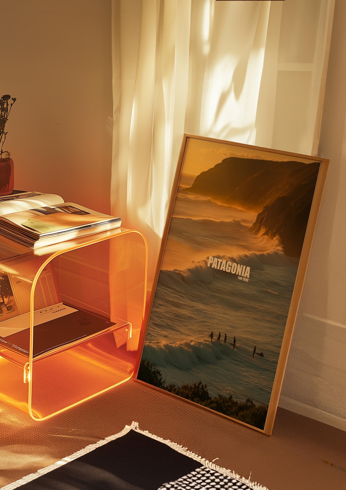 Patagonia Surf Adventure, Vintage Surf Travel Poster - Image 3