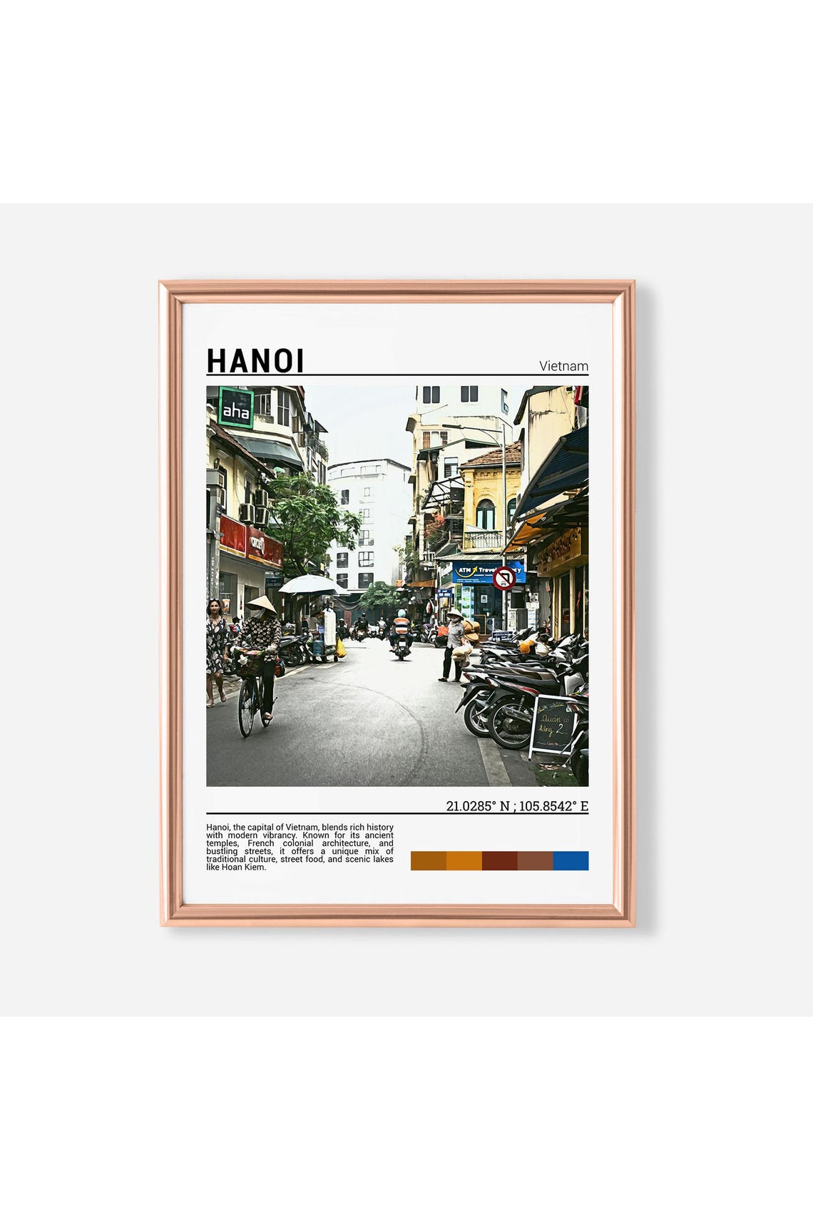 Hanoi Print Hanoi Poster Hanoi Wall Art Hanoi Travel Hanoi Art Print Hanoi Photo Hanoi Art Vietnam Artwork
