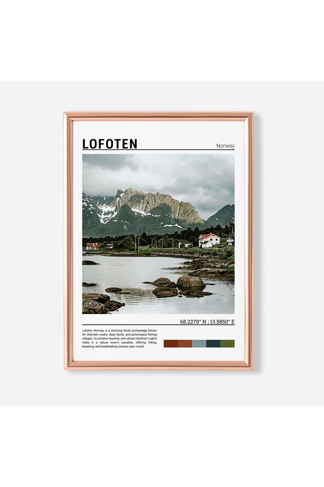 Lofoten Print Lofoten Poster Lofoten Wall Art Lofoten Travel Lofoten Art Lofoten Photo Lofoten Norway