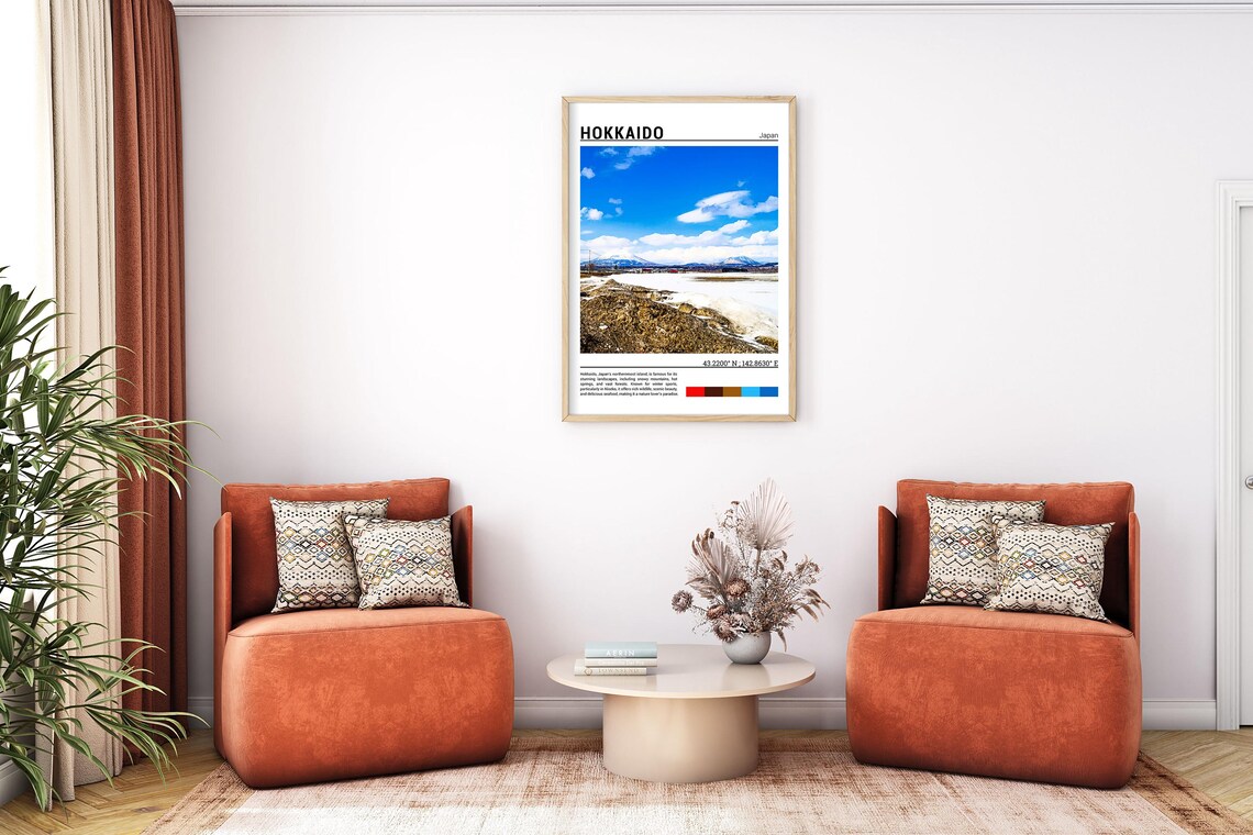 Hokkaido Japan Snowy Winter Field Mount Yotei Mountain View Poster - Image 7