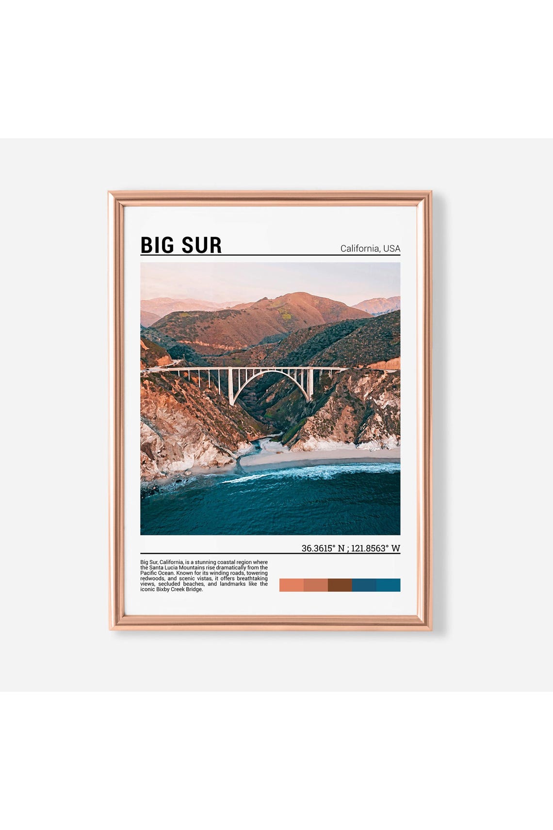 Big Sur Photo Big Sur Wall Art Big Sur Photography Big Sur Print Big Sur Poster Big Sur Print Big Sur Art Californiausa