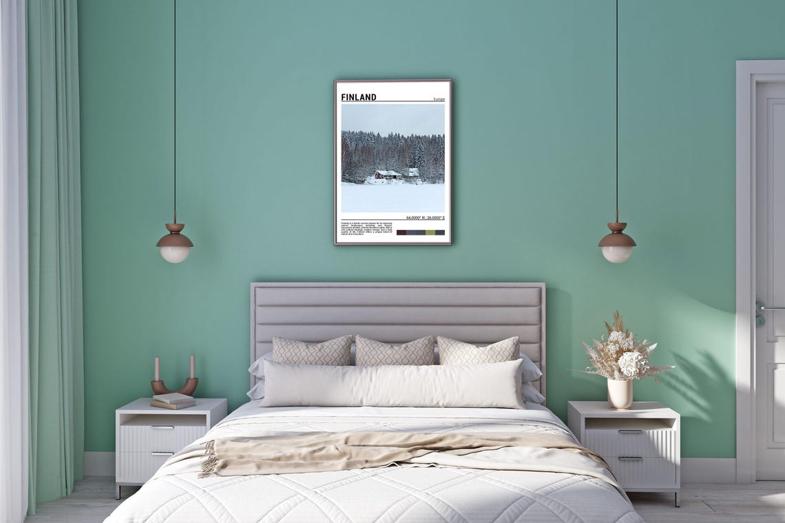 Finland Print Finland Poster Finland Travel Poster Finland Print Finland Travel Gift Finlandeurope - Image 5