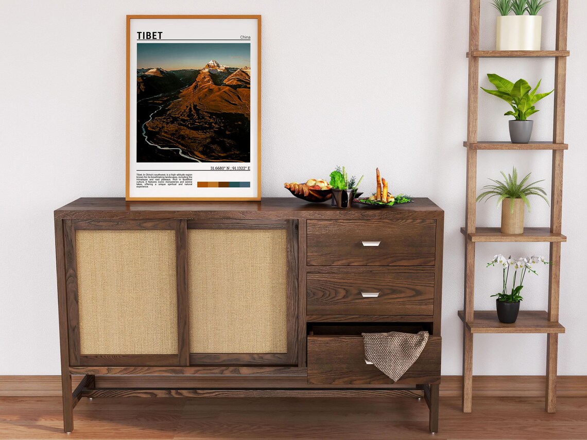 Tibet China Sacred Mount Kailash Sunrise Mountain Sacred Peak Poster - Image 6