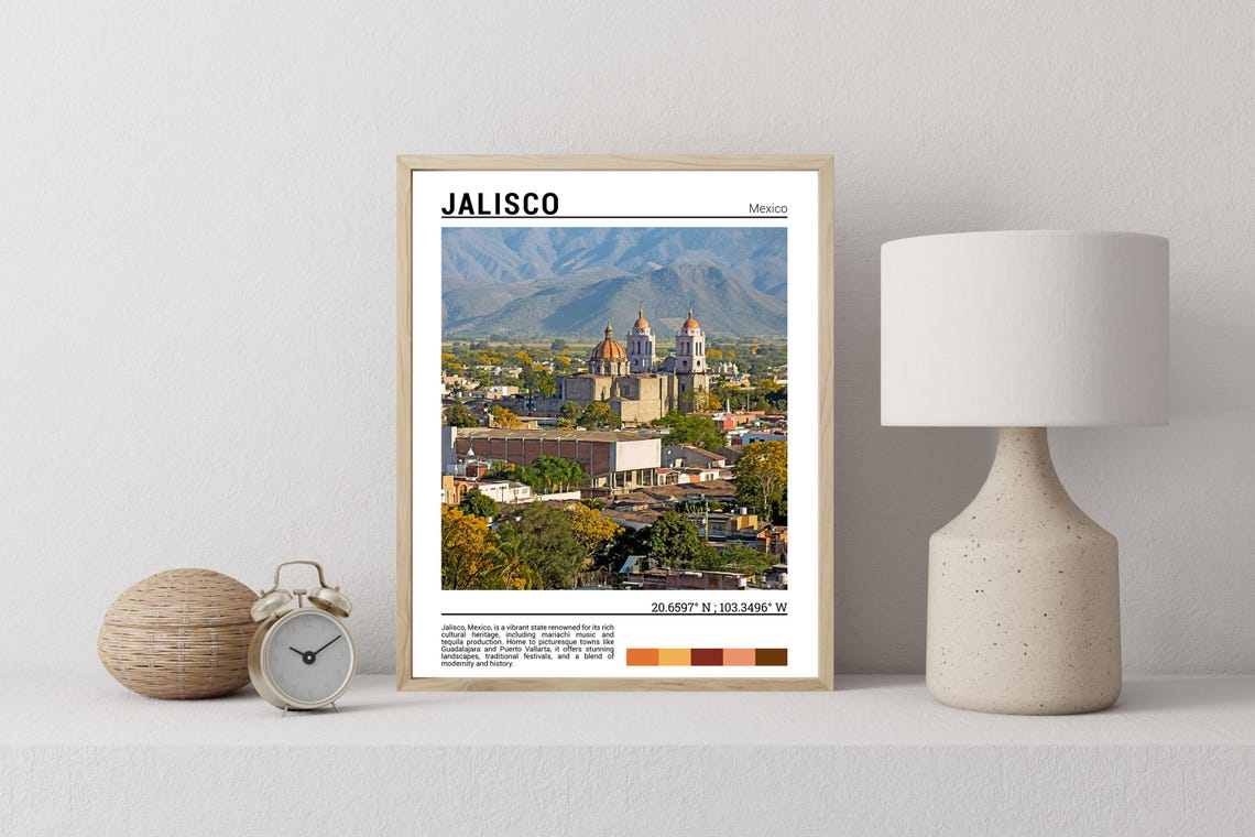 Jalisco Wall Art Print Mexico Photo Mexican Home Decor - Image 2
