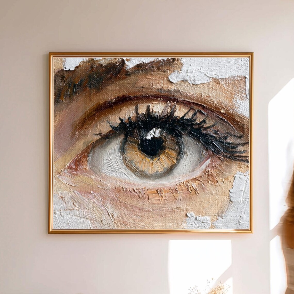 Lovers Eye Vintage Style Portrait Art Print