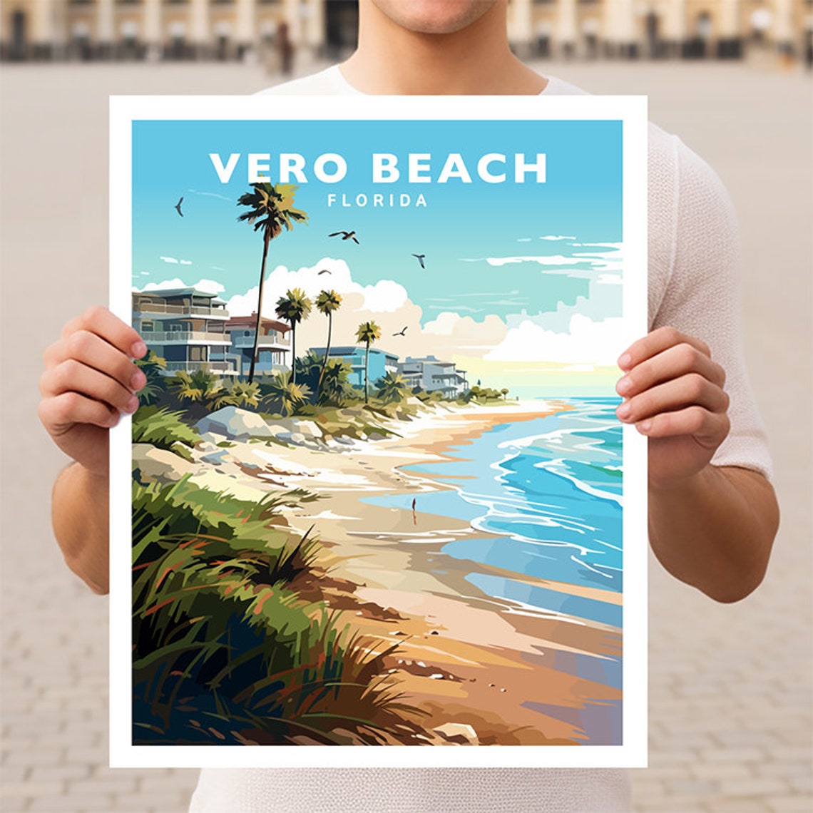 Vero Beach Florida Travel Poster