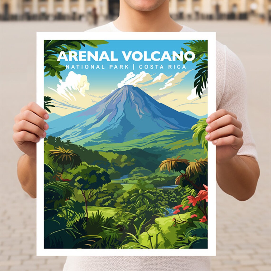 Arenal Volcano National Park Wall Art Print
