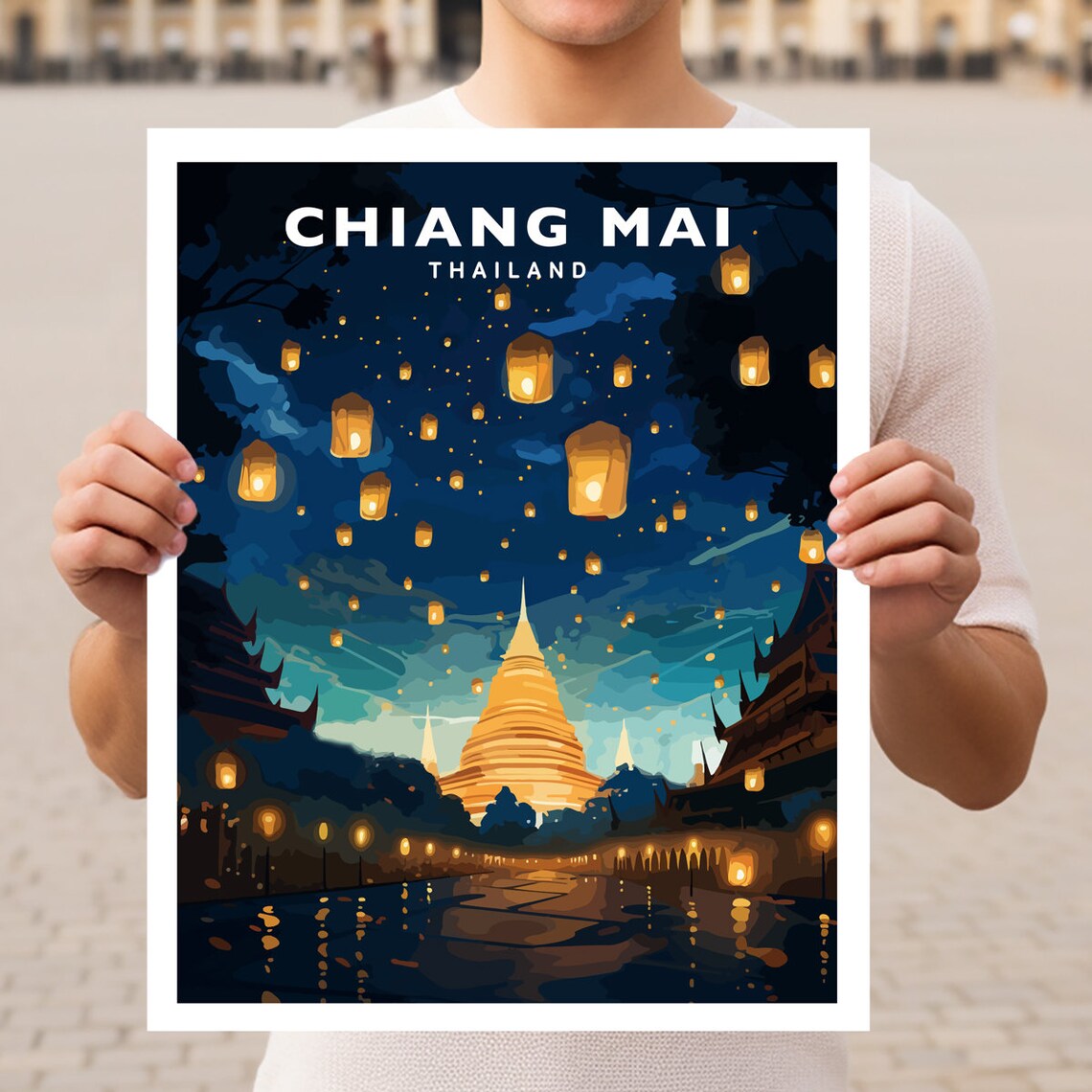 Chiang Mai Thailand Wall Art Print