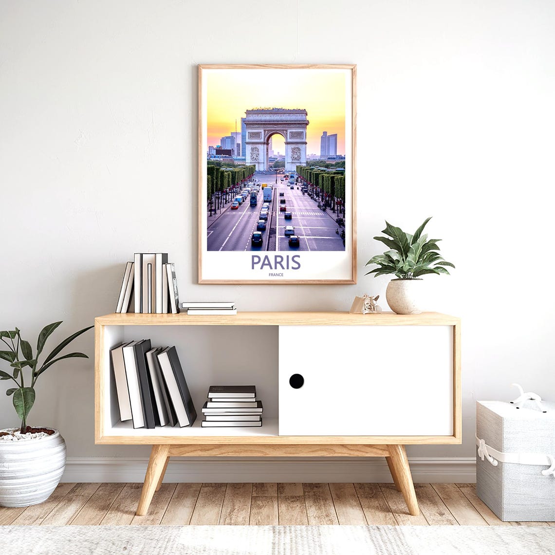 Paris Arc de Triomphe at Sunrise Over the Champs-Elysees Poster - Image 2