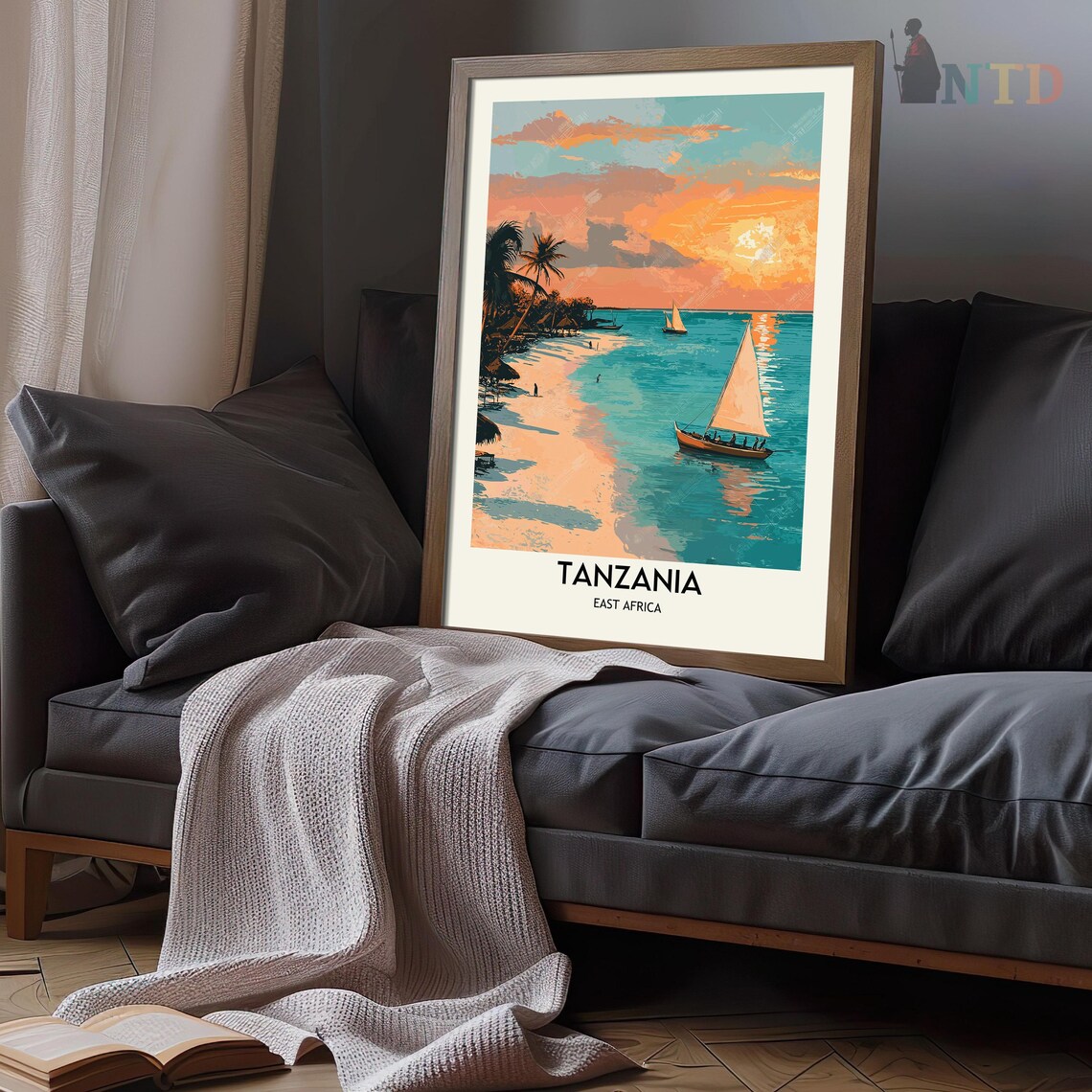 Tanzania Print Tanzania Poster Tanzania Wall Art Tanzania Art Print Tanzania Decor Tanzania Africa Tanzania Photo Tanzania Artwork - Image 3