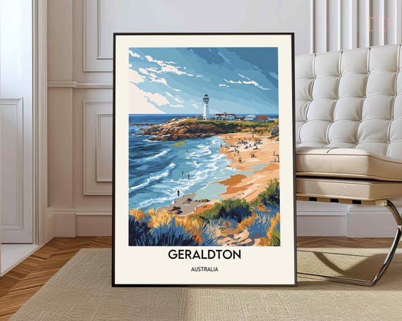 Geraldton Poster Wall Art Print Photo Travel Australia