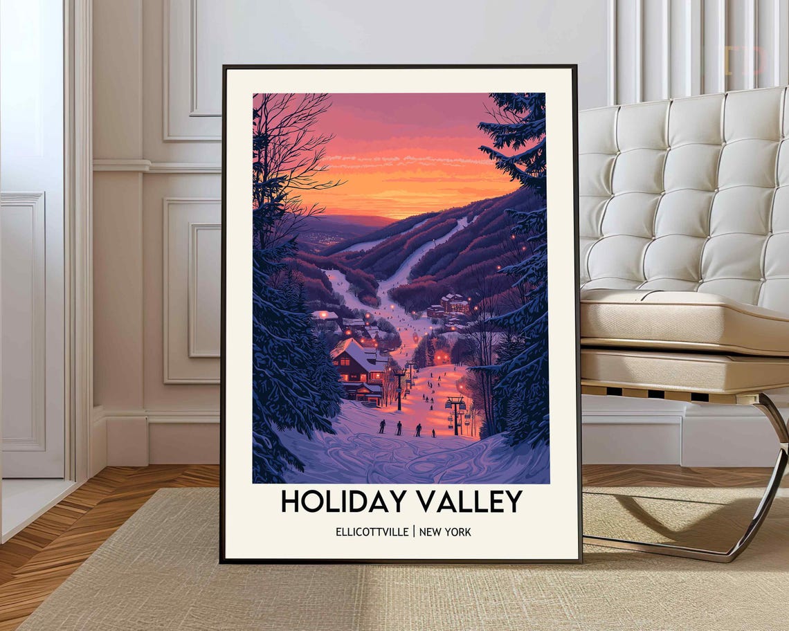 Holiday Valley Poster Wall Art Print Photo Ny