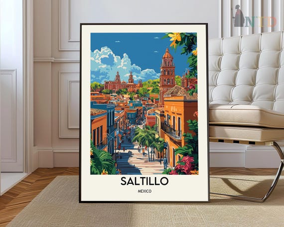 Saltillo Poster Wall Art Print Photo Mexico Gift Coahuila