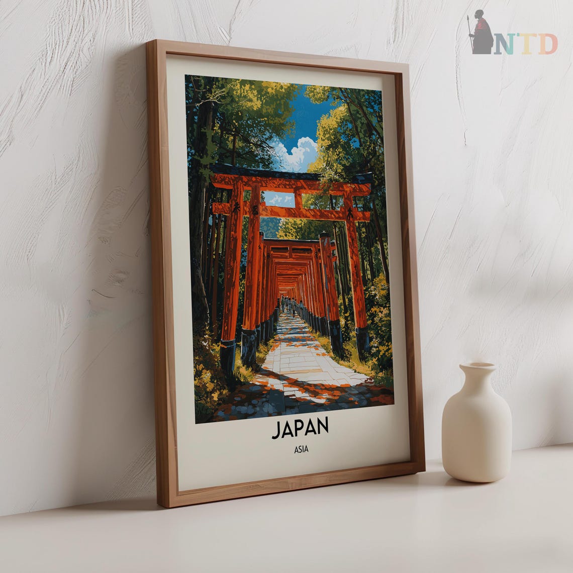 Japan Print Japan Wall Art Japan Poster Japan Photo Japan Poster Print Japan Travel Poster Japan Tokyo Kyoto Osaka Yokohama City - Image 2