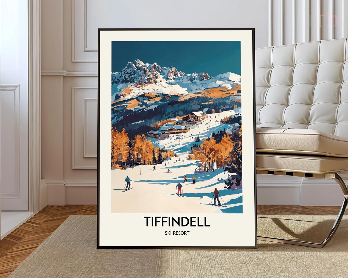 Tiffindell Ski Resort South Africa Alpine Village Snow Slopes Poster