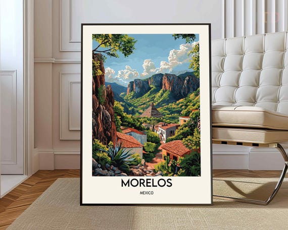 Morelos Poster Wall Art Print Photo Travel Mexico Cuernavaca City