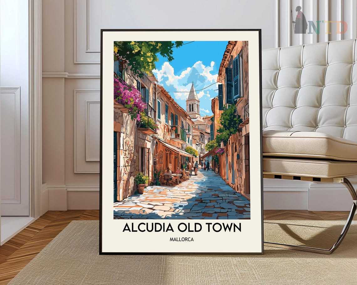 Alcudia Old Town Photo Travel Poster