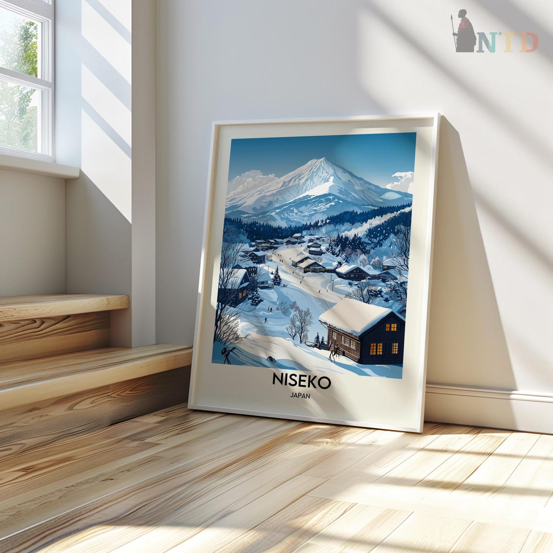 Niseko Print Niseko Wall Art Niseko Poster Niseko Photo Niseko Poster Print Niseko Travel Poster Niseko Japan Niseko Skii Poster - Image 2