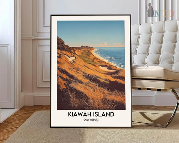 Kiawah Island Golf Resort Print Poster Wall Art Travel