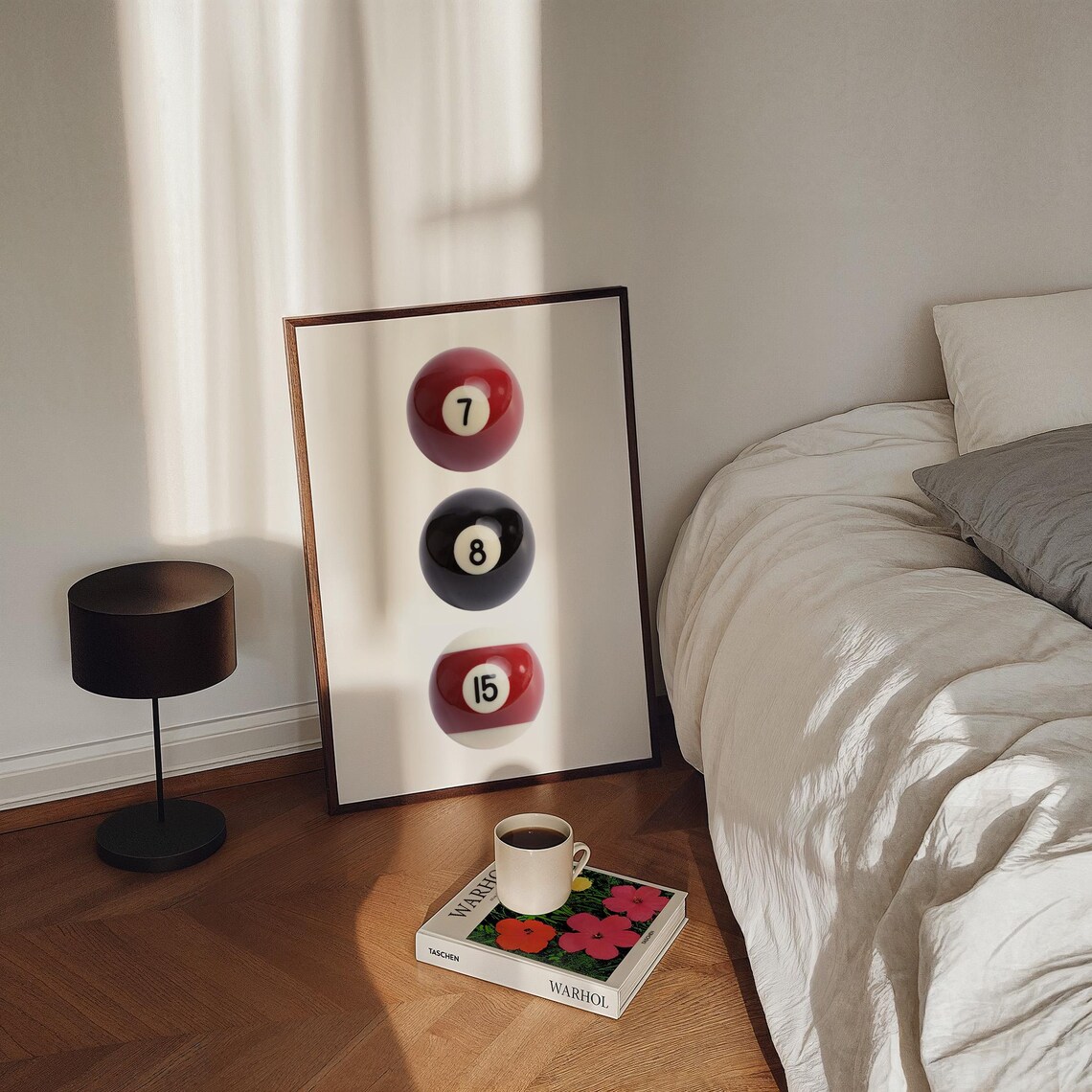 8 Ball Poster, Funky Aesthetic Room Decor