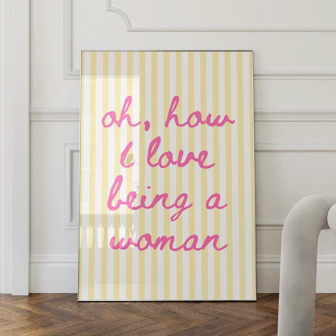 Oh How I Love Being A Woman, Coquette Art Print