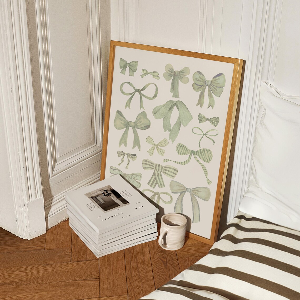 Bow Art Print, Coquette Aesthetic Room Decor - Image 3