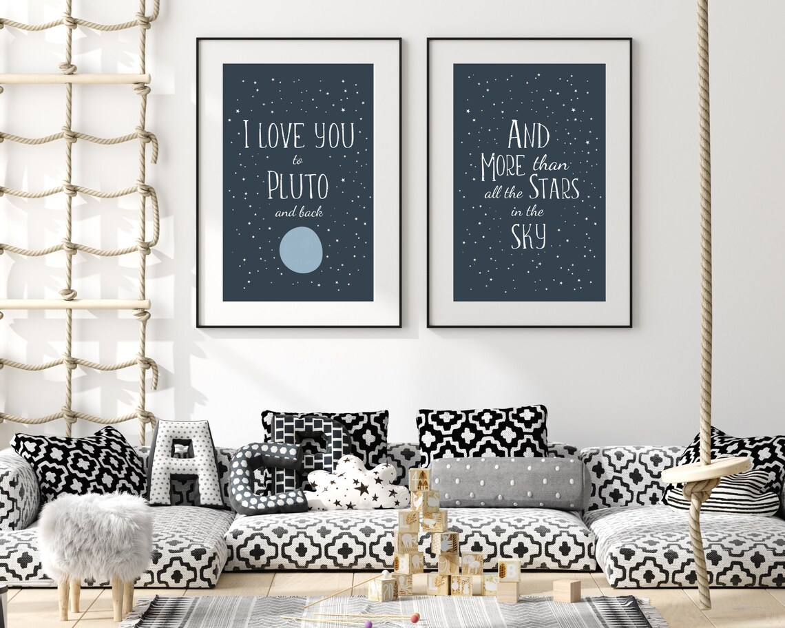 Space Themed Nursery Prints, Outer Space Poster - Image 2