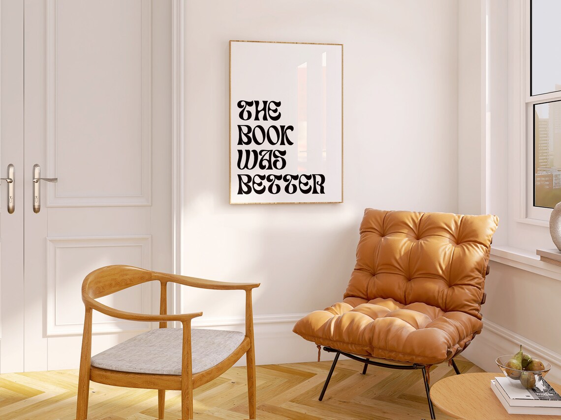 Book Quote Wall Art, Book Lover Reading Art Print - Image 2
