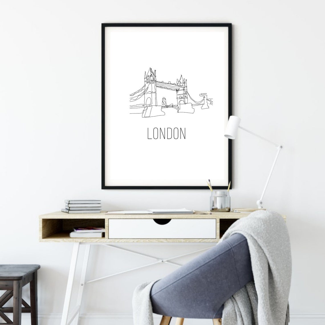 London Print Tower Bridge Print Poster - Image 4