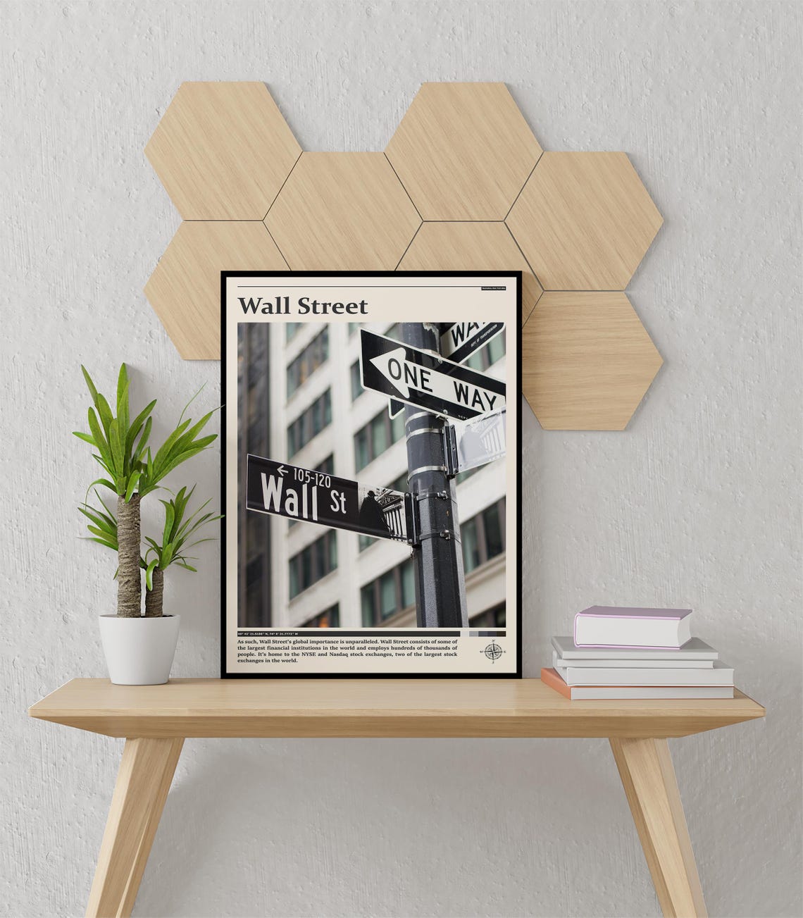 Travel Photography Wall Street Print Wall Street Art Wall Street Poster Wall Street Photo Wall Street Poster Print New York - Image 3