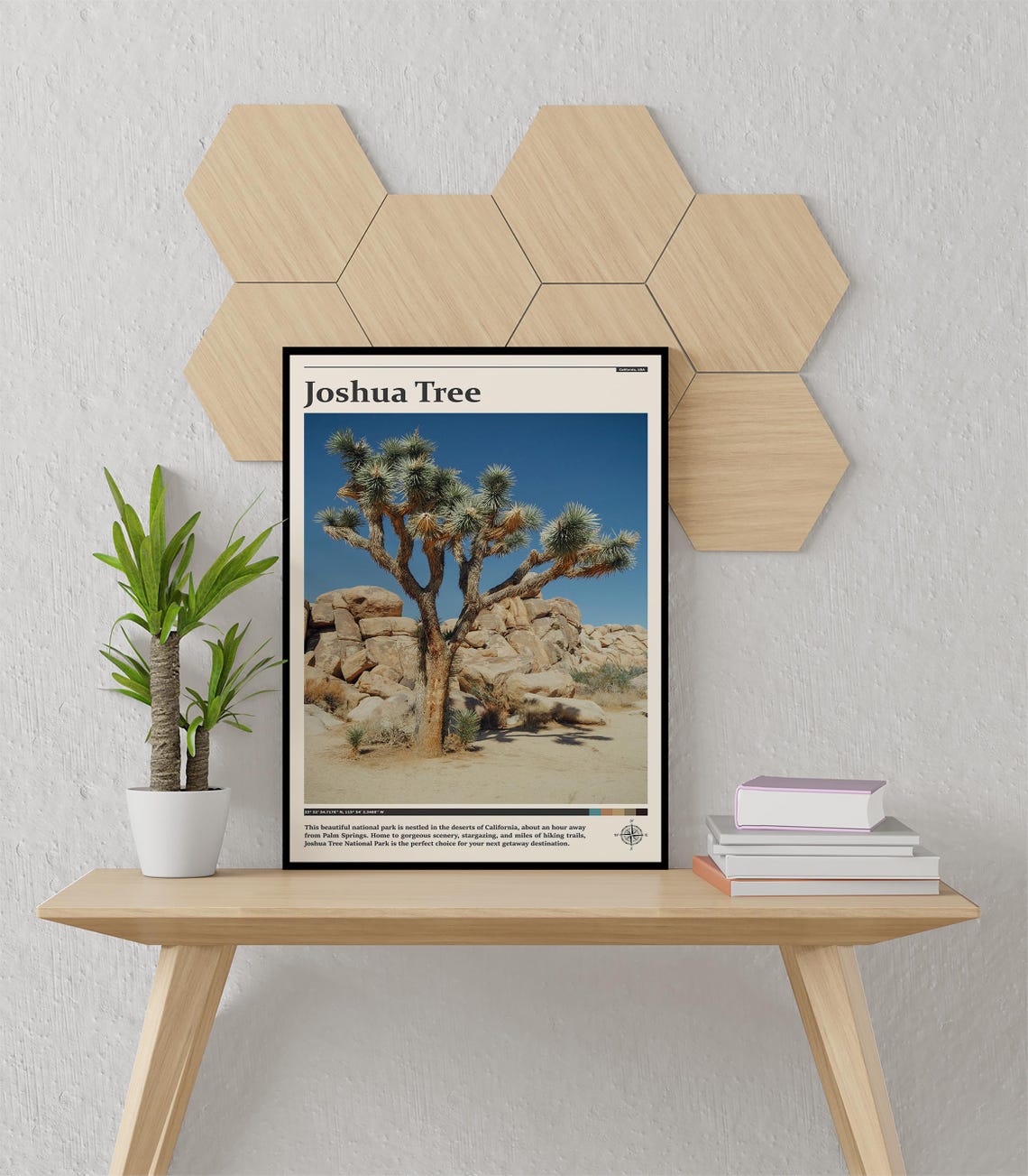 Joshua Tree National Park Desert Landscape Photography Poster - Image 3
