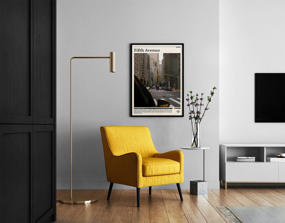 Travel Photography Fifth Avenue Print Fifth Avenue Wall Art Fifth Avenue Poster Fifth Avenue Photo Fifth Avenue Wall Decor - Image 3