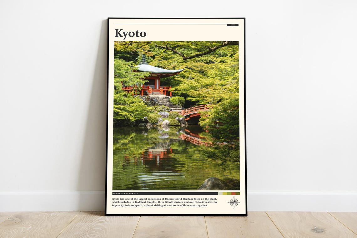 Travel Photography Kyoto Print Kyoto Wall Art Kyoto Poster Kyoto Photo Kyoto Poster Print Kyoto Wall Decor Japan Poster Print