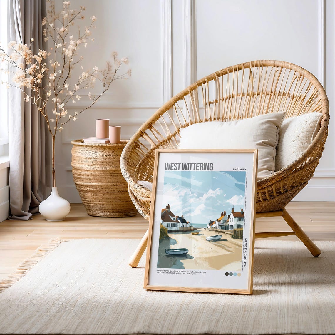 West Wittering Beach Sussex Coastal Village England Travel Poster - Image 7