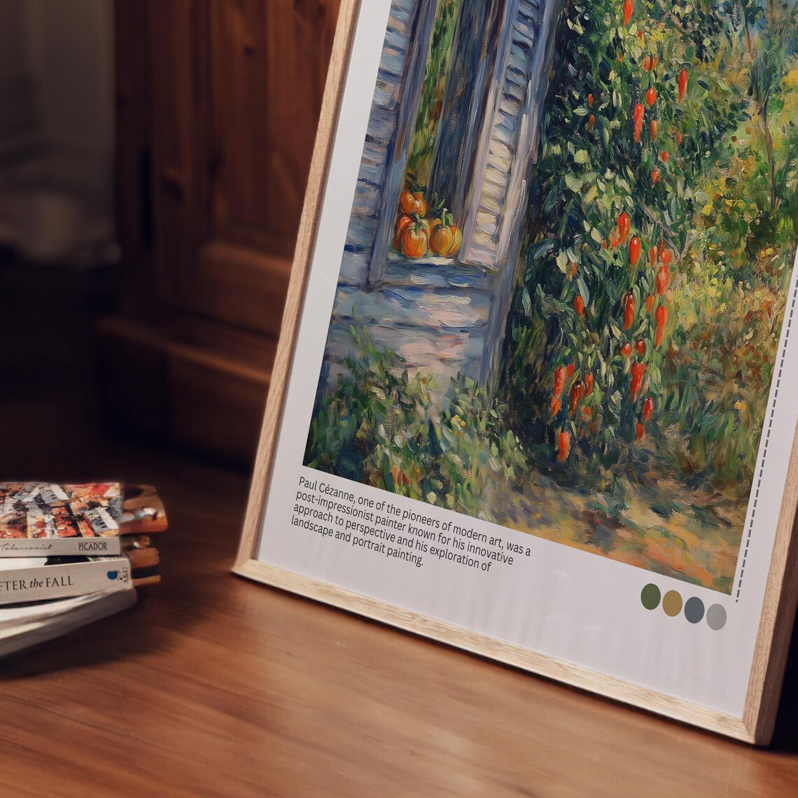 Paul Cezanne Garden Painting Pumpkins Rustic House Art Poster - Image 5