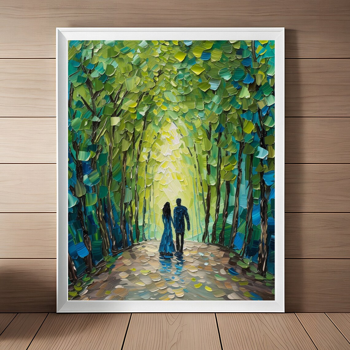 Van Gogh-Inspired Together Forever Love Art Print